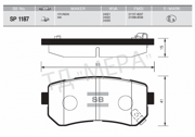 Sangsin brake SP1187