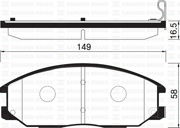 Sangsin brake SP1171