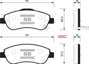 Sangsin brake SP1567