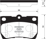 Sangsin brake SP2083