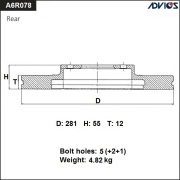 ADVICS A6R078B