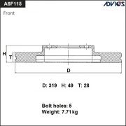ADVICS A6F115B